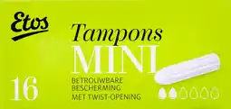 Albert Heijn Etos Tampons mini aanbieding