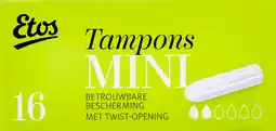 Albert Heijn Etos Tampons mini aanbieding