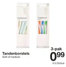 Zeeman Tandenborstels aanbieding