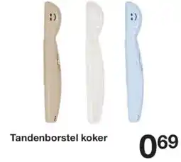 Zeeman Tandenborstel koker aanbieding