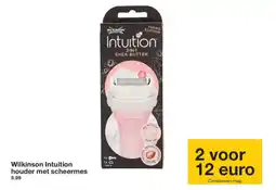 Zeeman Wilkinson Intuition houder met scheermes aanbieding