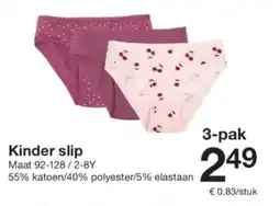 Zeeman Kinder slip aanbieding