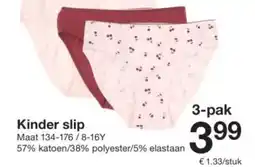 Zeeman Kinder slip aanbieding