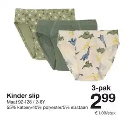 Zeeman Kinder slip aanbieding