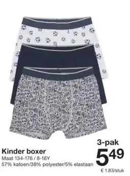 Zeeman Kinder boxer aanbieding