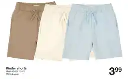 Zeeman Kinder shorts aanbieding