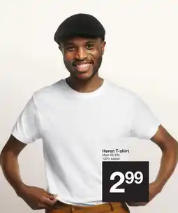 Zeeman Heren t-shirt aanbieding