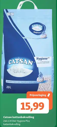 Maxi Zoo Catsan kattenbakvulling aanbieding