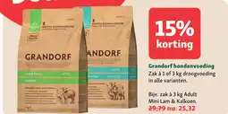 Maxi Zoo Grandorf hondenvoeding aanbieding