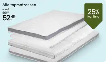 Leen Bakker Alle topmatrassen aanbieding
