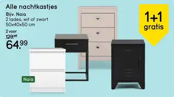 Leen Bakker Alle nachtkastjes aanbieding
