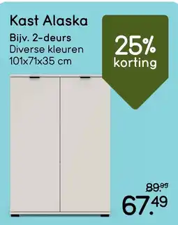 Leen Bakker Kast Alaska aanbieding