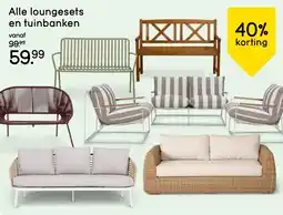 Leen Bakker Alle loungesets en tuinbanken aanbieding