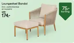 Leen Bakker Loungestoel Bandol aanbieding