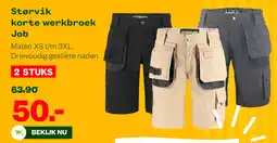 Welkoop Størvik korte werkbroek Job aanbieding
