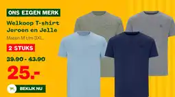Welkoop Welkoop T-shirt Jeroen en Jelle aanbieding