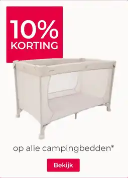 Prenatal op alle campingbedden aanbieding