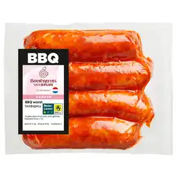 PLUS PLUS Boerentrots BBQ worst Hot & Spicy aanbieding