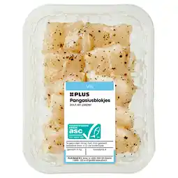 PLUS PLUS Pangasiusblokjes zout en peper aanbieding