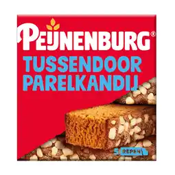 PLUS Peijnenburg Ontbijtkoekrepen Parelkandij aanbieding