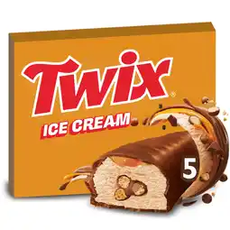 PLUS Twix ijs 5-pack aanbieding
