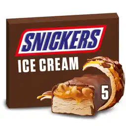 PLUS Snickers ijs 5-pack aanbieding