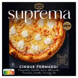 PLUS Dr. Oetker Suprema pizza cinque formaggi aanbieding