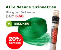 Welkoop Alle Nature tuinnetten aanbieding