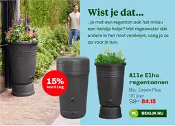 Welkoop Alle Elho regentonnen aanbieding