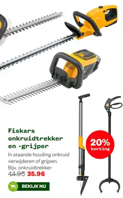Welkoop Fiskars onkruidtrekker en -grijper aanbieding
