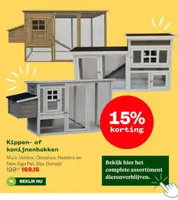 Welkoop Kippen- of konijnenhokken aanbieding