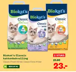 Welkoop Biokat's Classic kattenbakvulling aanbieding