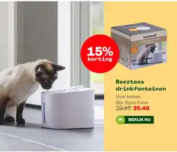 Welkoop Beeztees drinkfonteinen aanbieding