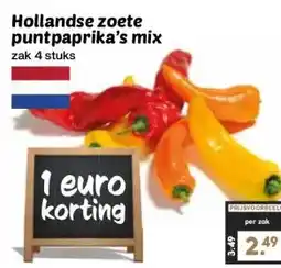 Coop Hollandse zoete puntpaprika's mix aanbieding