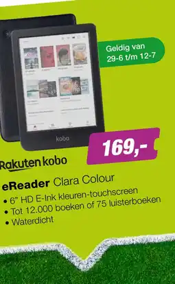 EP Kobo Clara Colour Zwart aanbieding