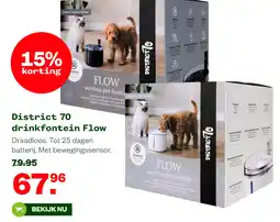 Welkoop District 70 drinkfontein Flow aanbieding