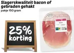Coop Slagerskwaliteit bacon of gebraden gehakt aanbieding