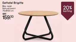 Leen Bakker Eettafel Brigitte aanbieding