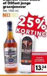 Coop Dujardin vieux blauw of Olifant jonge graanjenever aanbieding
