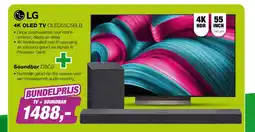 EP EP:Bundel LG OLED55C56LB 4K TV + LG DSC9S Dolby Atmos Soundbar aanbieding