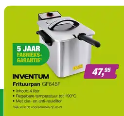 EP Inventum GF645F frituurpan aanbieding