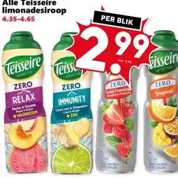 Coop Alle Teisseire limonadesiroop aanbieding