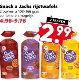 Coop Snack a Jacks rijstwafels aanbieding