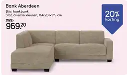 Leen Bakker Bank Aberdeen aanbieding
