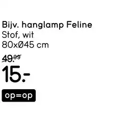 Leen Bakker hanglamp feline aanbieding