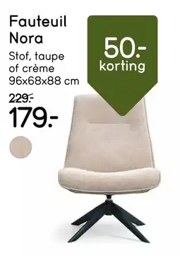 Leen Bakker Fauteuil Nora aanbieding