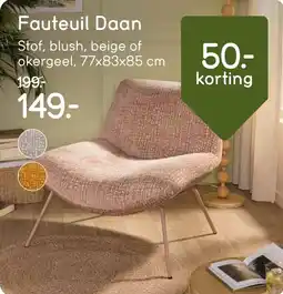 Leen Bakker Fauteuil Daan aanbieding