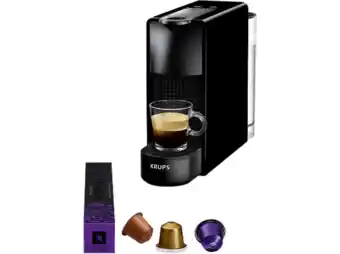 MediaMarkt KRUPS Nespresso XN1108 Essenza Mini Zwart aanbieding