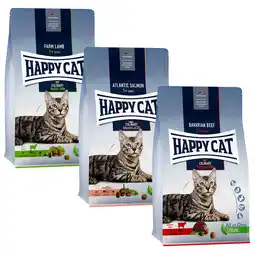 Zooplus Gemengd Pakket Happy Cat Culinary Adult - 3 x 1,3 kg Rund, Zalm & Lam aanbieding