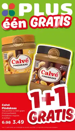 PLUS Calvé Pindakaas aanbieding